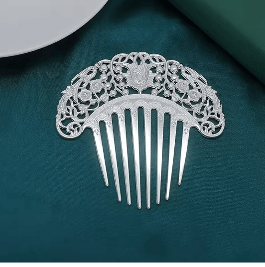 Hanfu Retro Carved Hairpin Comb 14