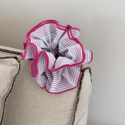 Layered Ruffle Scrunchie Hair Band For Girls 4