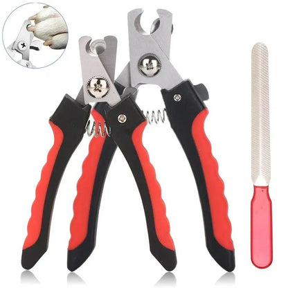 Pet Nail Clippers Stainless Steel Grooming Scissors for Dogs and Cats