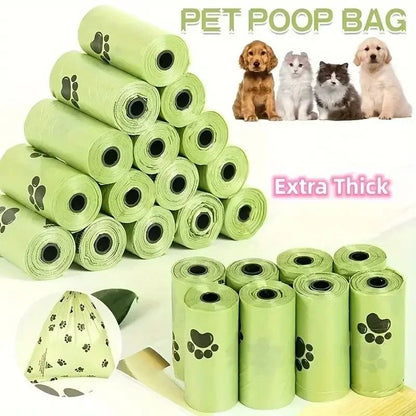Thick Leakproof Dog Waste Bags Pet Poop Bags For Outdoor Walking 2