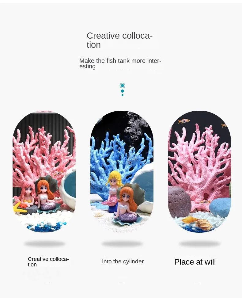 Aquarium Fake Coral Decoration Resin Marine Plant Ornament For Fish Tanks 4