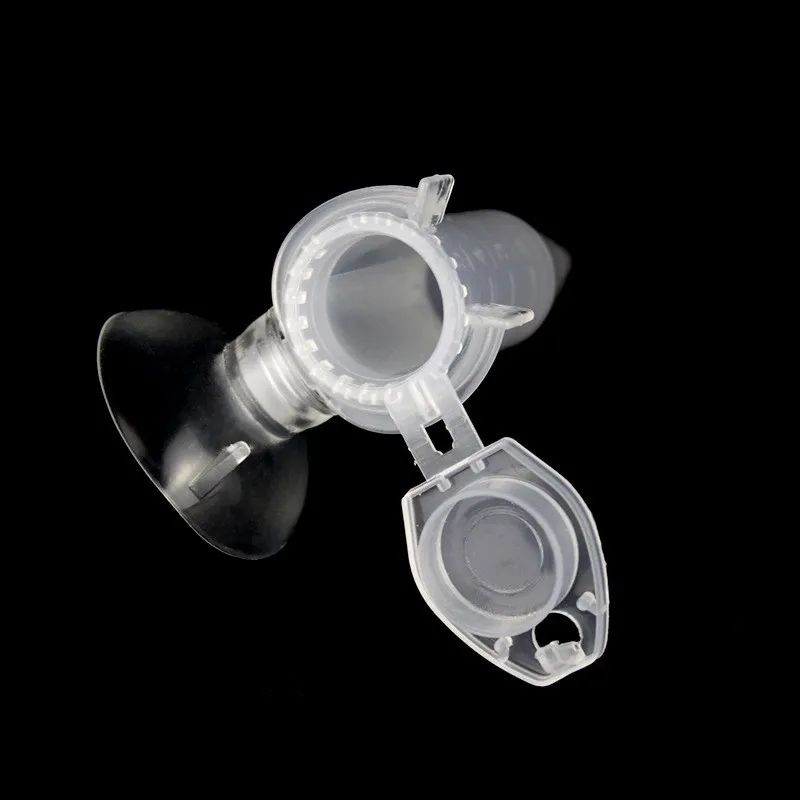 Fish Feeder Cone Funnel Cup With Suction Cup For Worms Shrimp Eggs And Aquarium Feeding 2