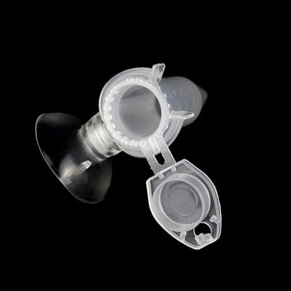 Fish Feeder Cone Funnel Cup With Suction Cup For Worms Shrimp Eggs And Aquarium Feeding 2