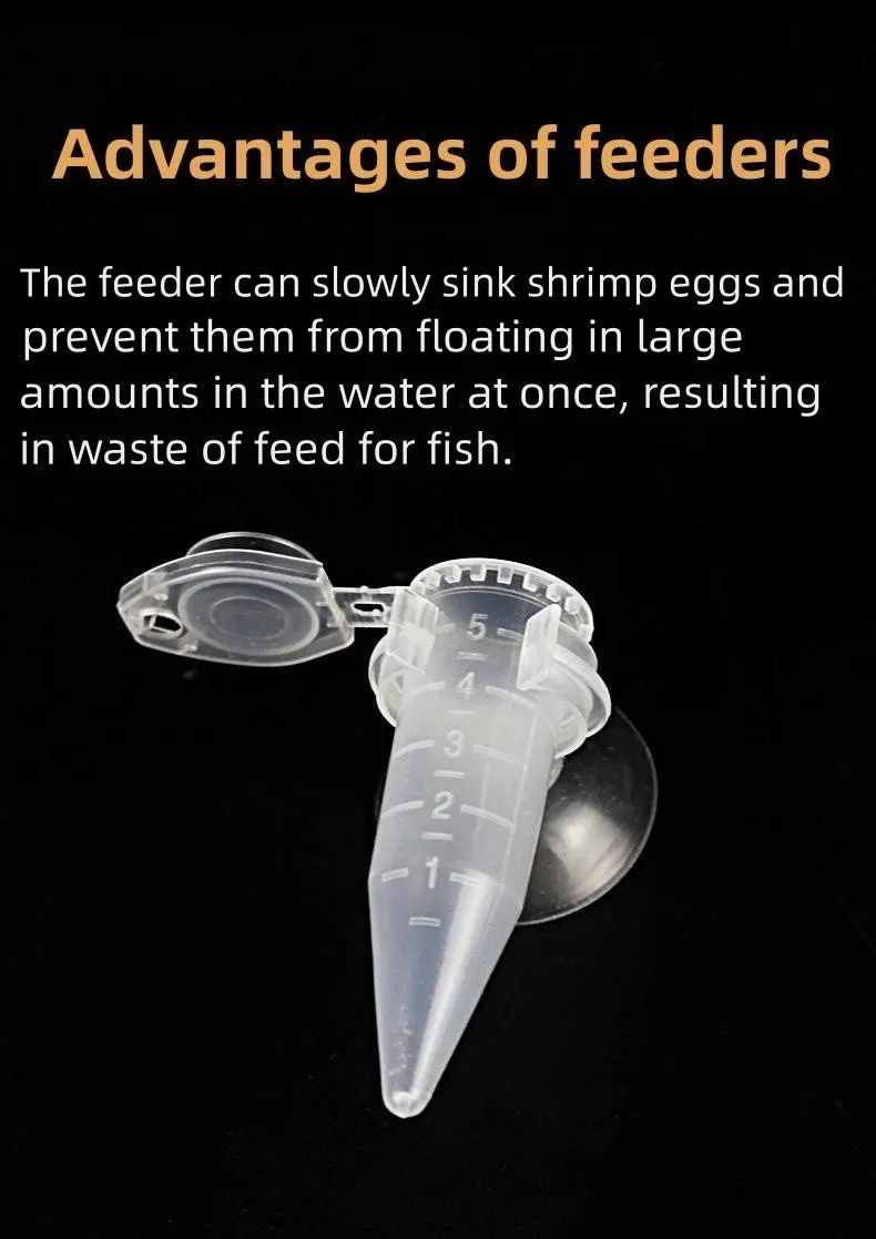 Fish Feeder Cone Funnel Cup With Suction Cup For Worms Shrimp Eggs And Aquarium Feeding 5