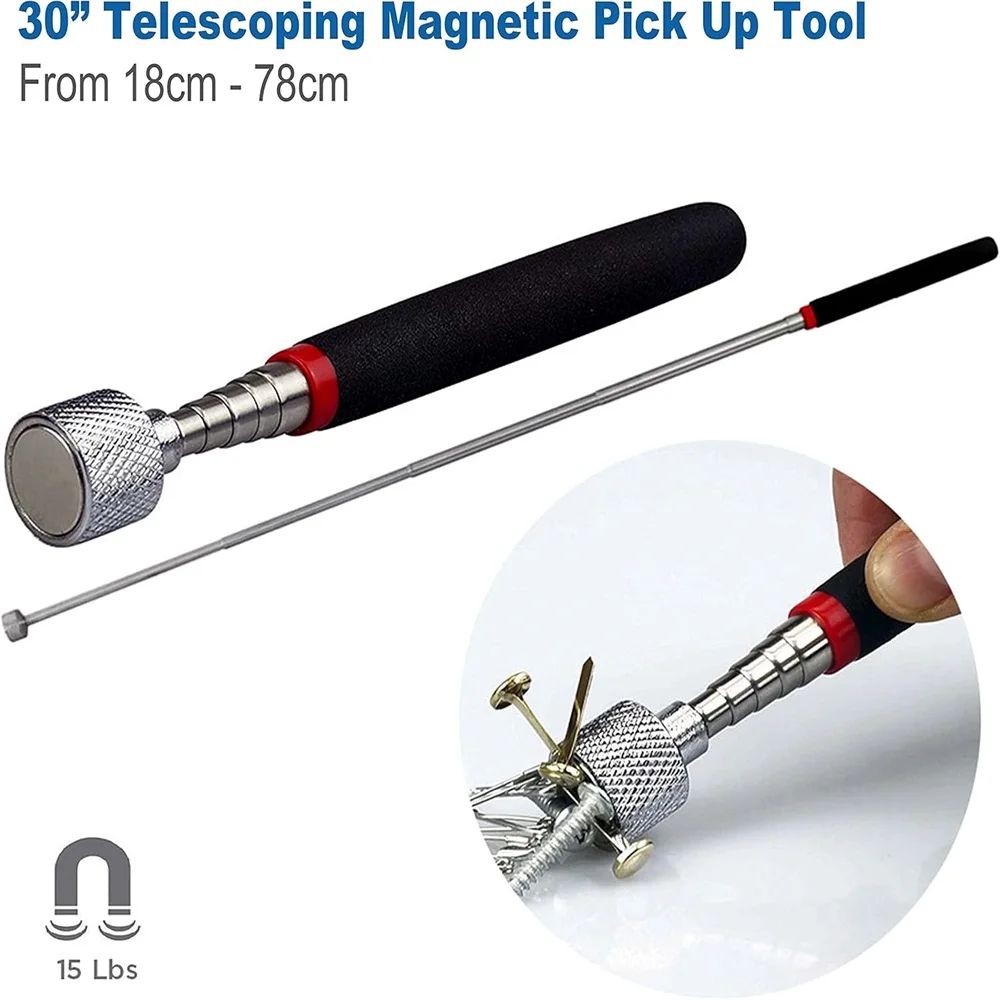 Extendable Magnetic Pickup Tool Telescopic Magnet Pen For Screws And Bolts 6