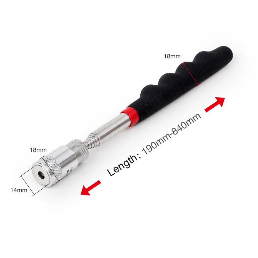 Extendable Magnetic Pickup Tool Telescopic Magnet Pen For Screws And Bolts 18