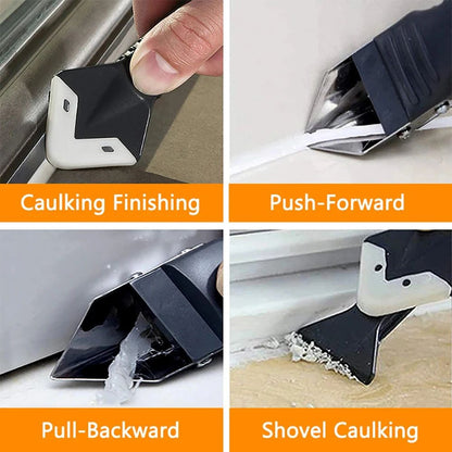 5 In 1 Metal Shovel Glue Tool Kit Silicone Spatula Caulk Remover And Sealant Finishing Tool 5