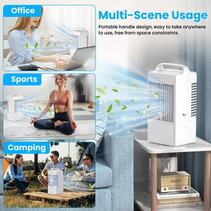Portable Electric Cooling Fan With Water And Ice For Home Office Desktop 2