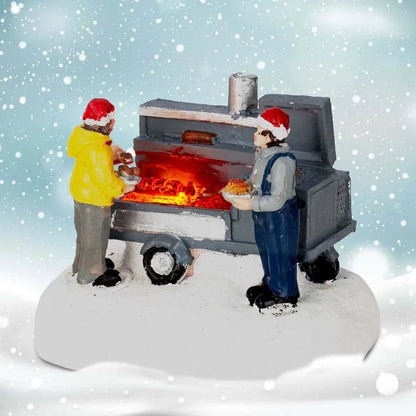 Enchanting LED Christmas Village Display Set – Lighted Miniature Houses & Holiday Figurines