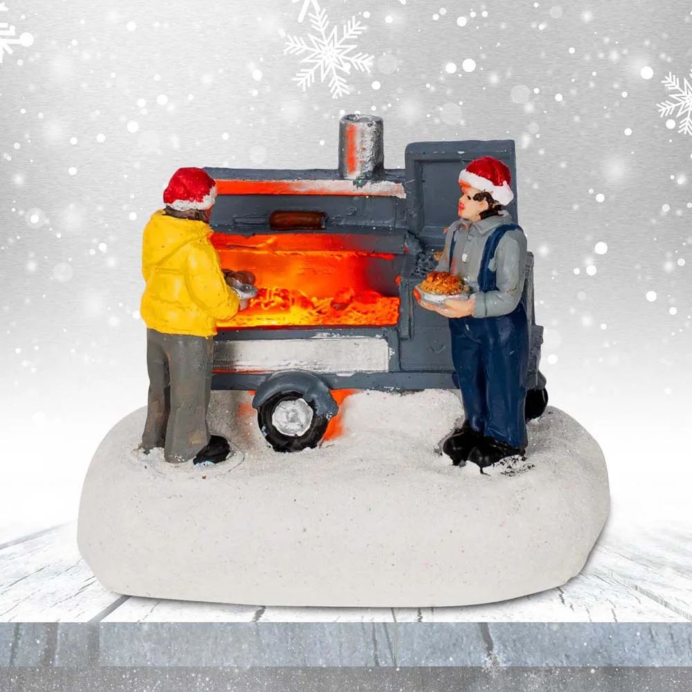 Enchanting LED Christmas Village Display Set  Lighted Miniature Houses  Holiday Figurines 5
