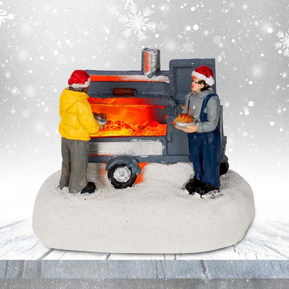 Enchanting LED Christmas Village Display Set  Lighted Miniature Houses  Holiday Figurines 5