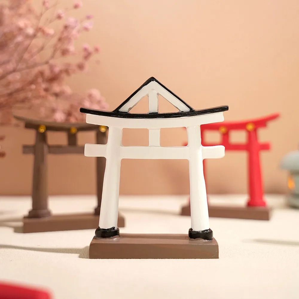 Mini Japanese Torii Gate Aquarium  Zen Garden Ornament 1
