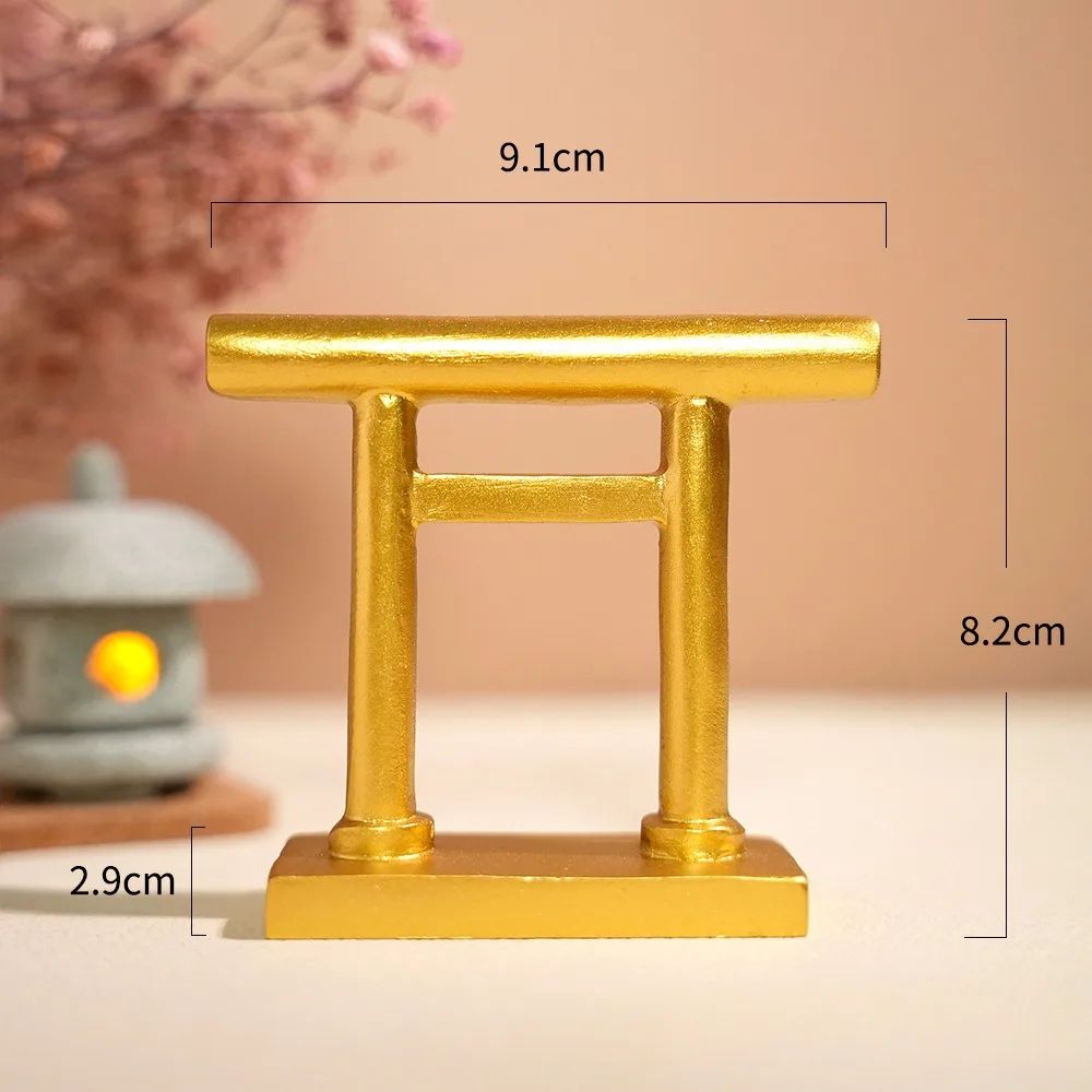 Mini Japanese Torii Gate Aquarium  Zen Garden Ornament 8