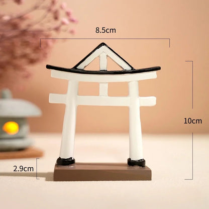 Mini Japanese Torii Gate Aquarium  Zen Garden Ornament 10