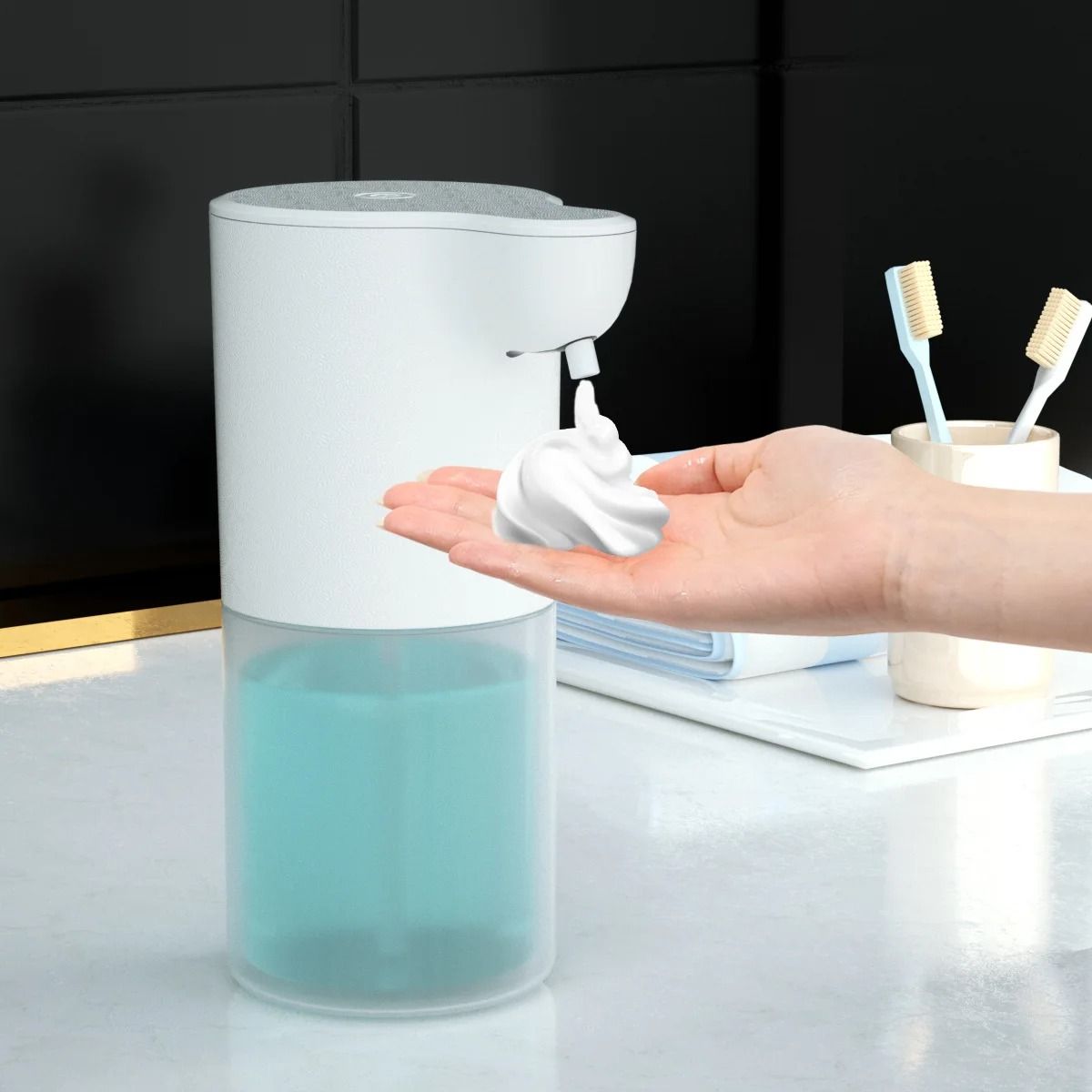 Automatic Foam Soap Dispenser With Smart Sensor And USB Charging 350ml 2