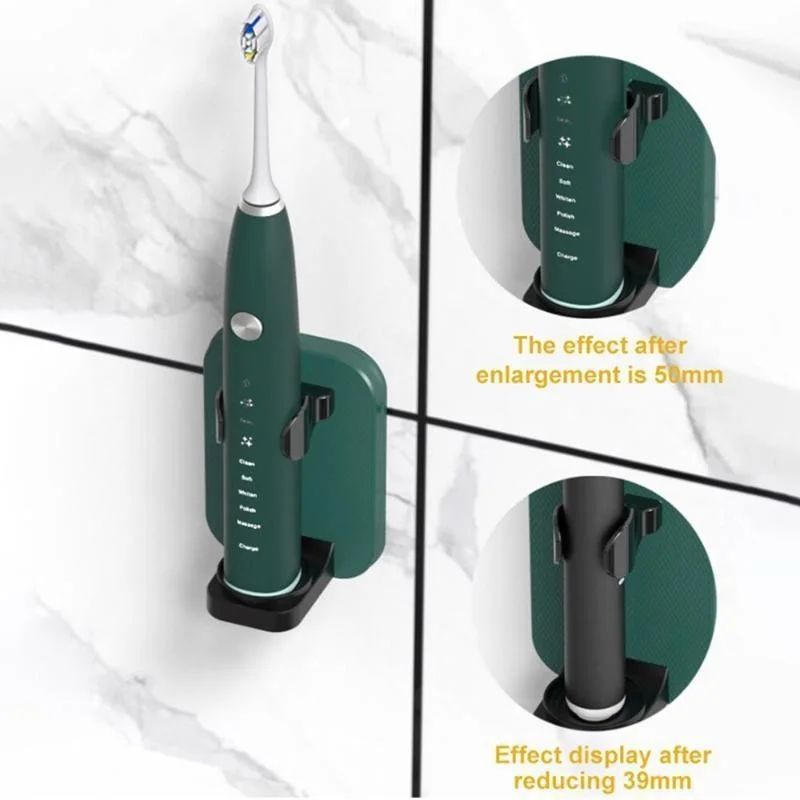 Premium WallMounted Electric Toothbrush Organizer  Drain Box  SpaceSaving Bathroom Storage Solution 4