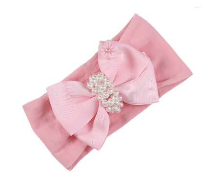 Soft Pearl Knot Baby Headband 7