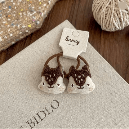 Cartoon Animal Elastic Hair Bands For Kids 11