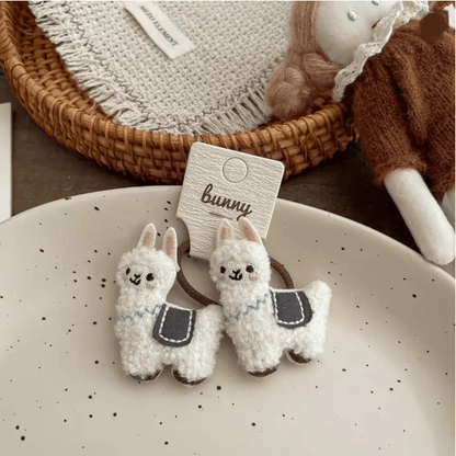 Cartoon Animal Elastic Hair Bands For Kids 4