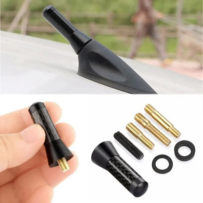 Compact Carbon Fiber Car Antenna For Enhanced Signal And Sleek Style 2
