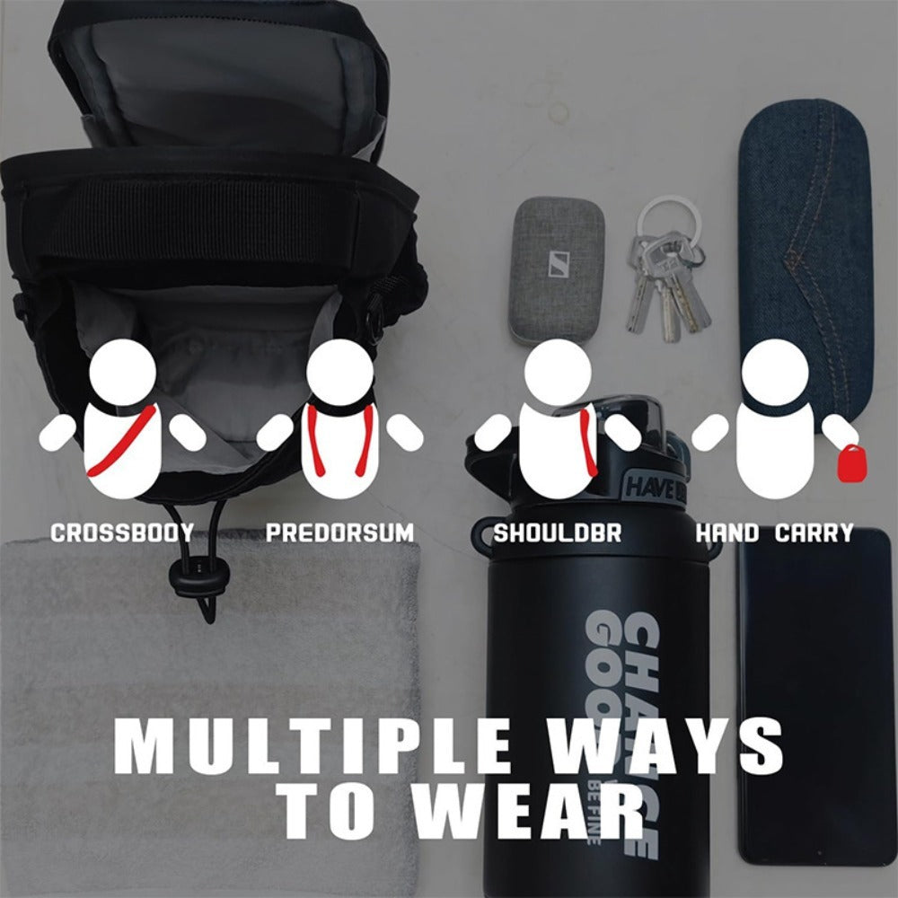 Portable Fitness Storage Gym Bag with Super Strong Magnetic for Water Bottle, Phone, Sports Accessories
