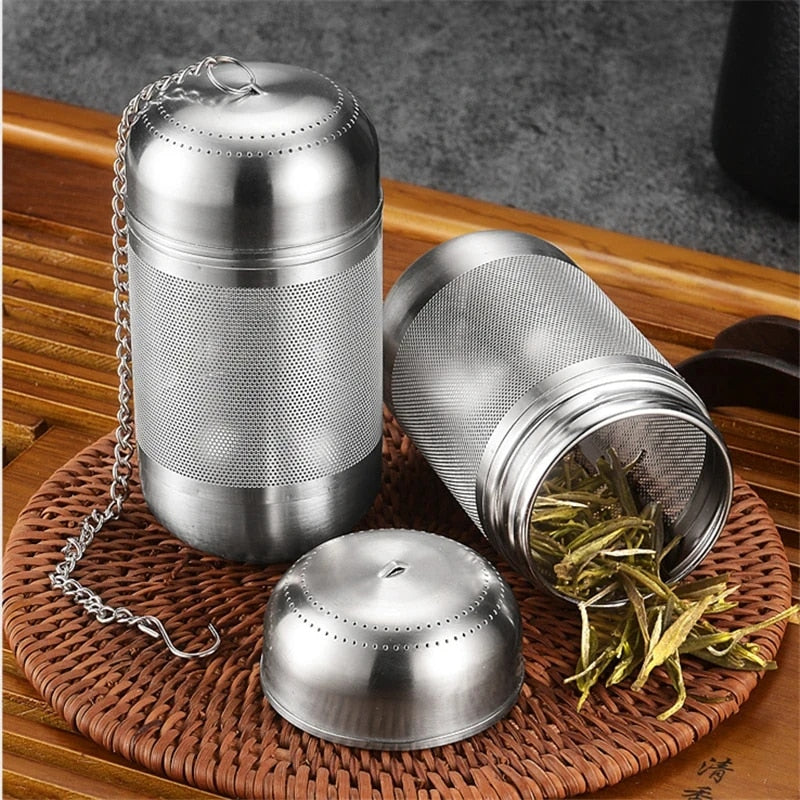 Infuser Ball Stainless Steel Tea Strainer Fine Mesh Filter For Teapot Coffee And Seasoning 1