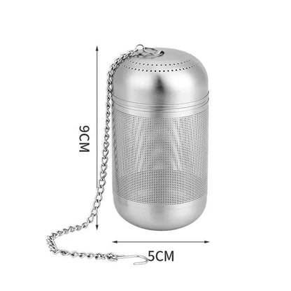 Infuser Ball Stainless Steel Tea Strainer Fine Mesh Filter For Teapot Coffee And Seasoning 8