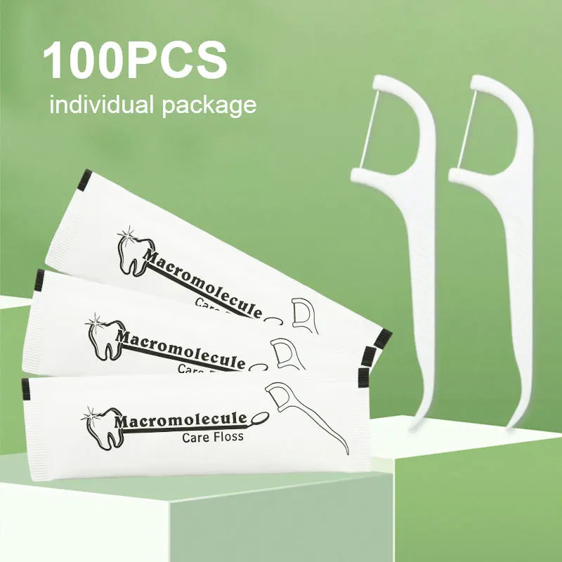 Individually Packaged Dental Floss And Toothpick Sticks For Hotel Travel And Family Use 3