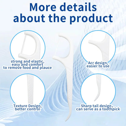 Individually Packaged Dental Floss And Toothpick Sticks For Hotel Travel And Family Use 5