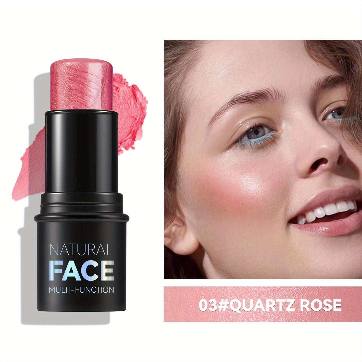 Nongreasy Cream Contour Stick Set With Highlighter Bronzer Blush Waterresistant Face Contouring Pen 5