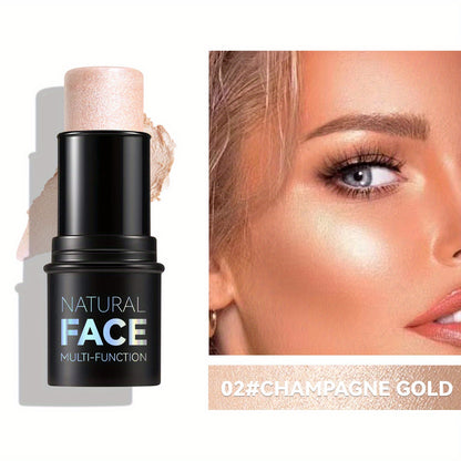 Nongreasy Cream Contour Stick Set With Highlighter Bronzer Blush Waterresistant Face Contouring Pen 10