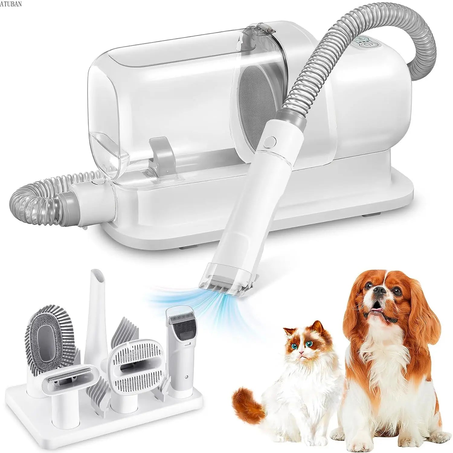 Pet Grooming Kit Dog Grooming Vacuum with High Capacity Large Pet Hair Dust Cup Vacuum Cleaner for Pet Hair