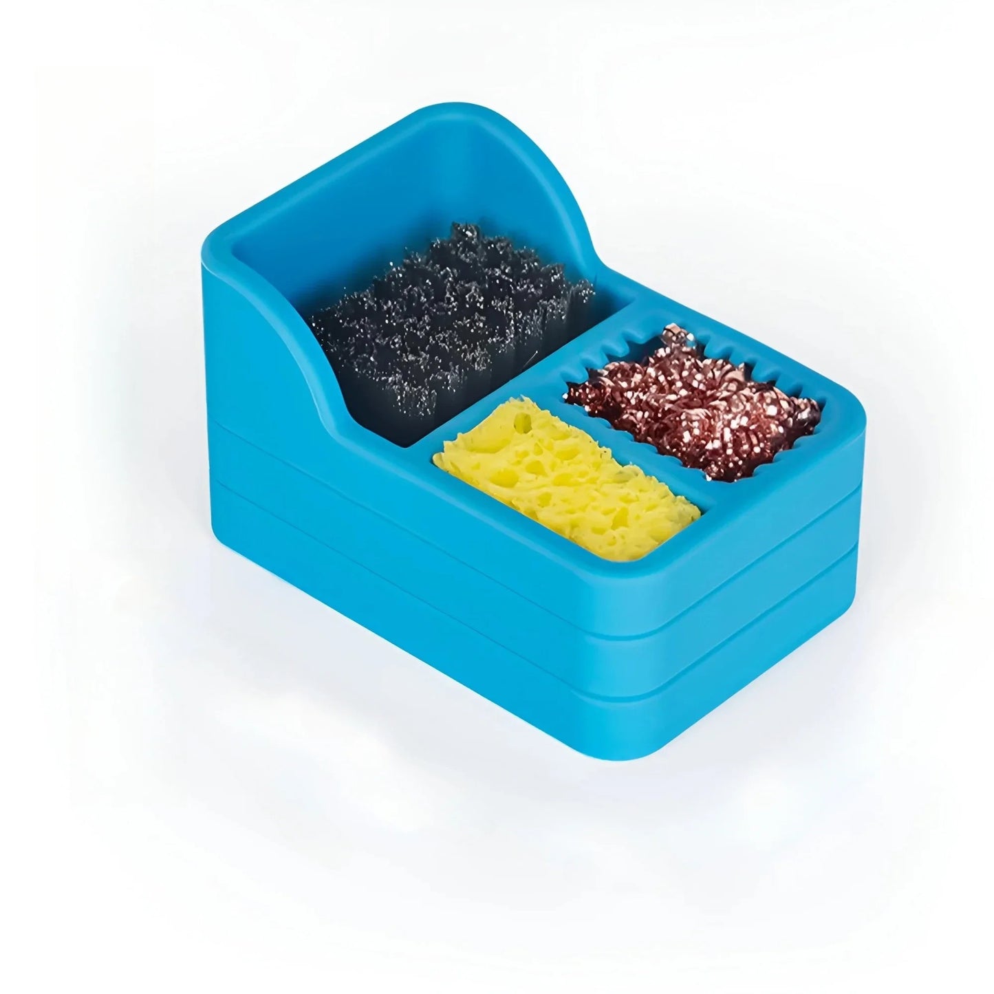 Copper Wire Sponge Steel Brush, Soldering Iron Cleaning Box, Tin Slag Remove Tool for Welding Head