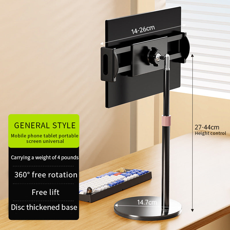 Adjustable  Swivel Monitor Stand Tablet Clamp Holder Compatible With 17 Tablets Portable Desktop St 5