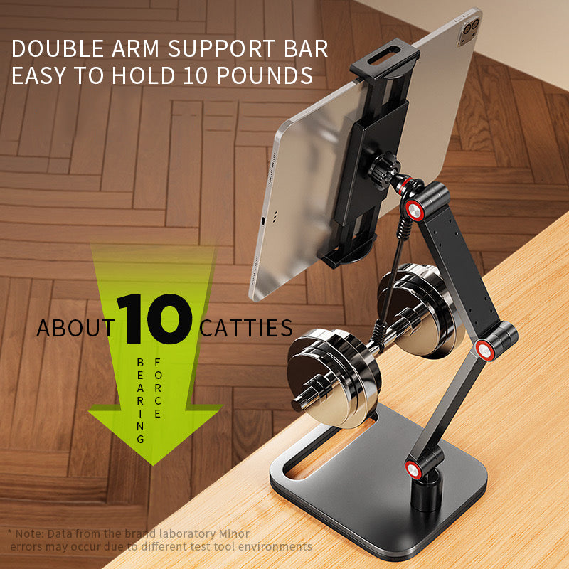 Adjustable  Swivel Monitor Stand Tablet Clamp Holder Compatible With 17 Tablets Portable Desktop St 6