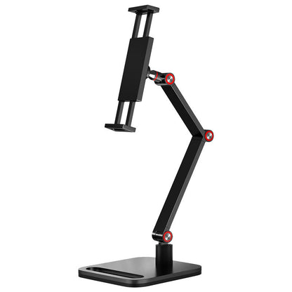 Adjustable  Swivel Monitor Stand Tablet Clamp Holder Compatible With 17 Tablets Portable Desktop St 8