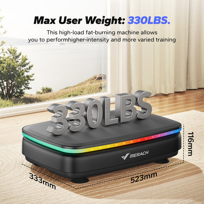 Power Vibrate Platform Vibration Plate Exercise Machine For Whole Body Workout And Lymphatic Draina 5