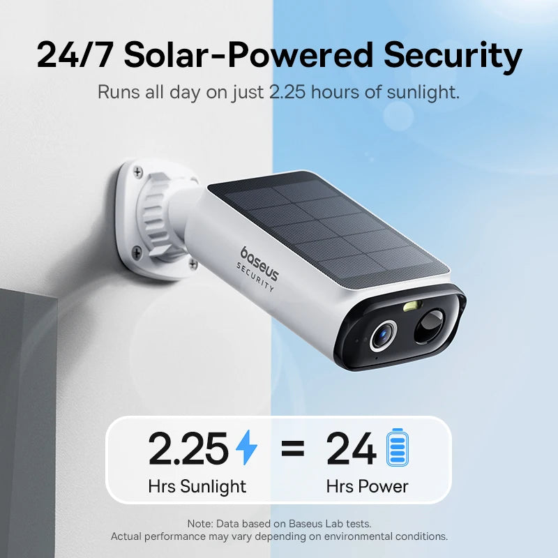 Security Lite Solar Wireless Outdoor Camera Continuous Power WiFi Camera 1