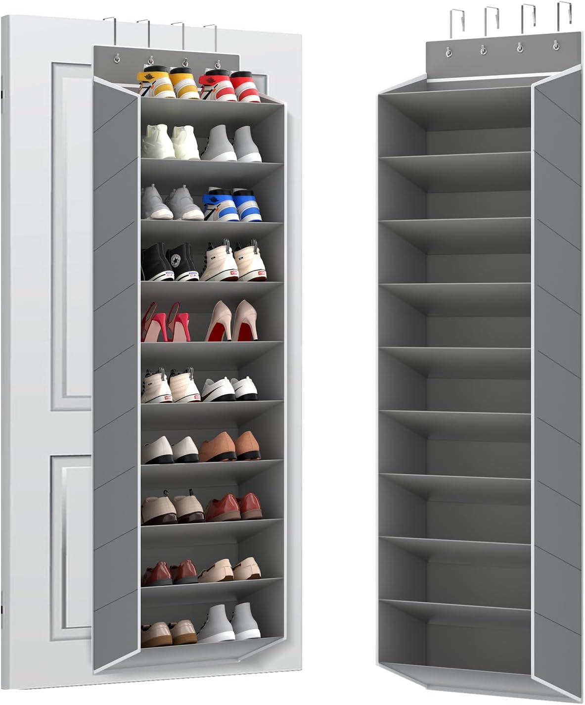 Large Over The Door Shoe Organizer Hanging Shoe Rack With Deep Pockets Ideal Door Storage Solution 6