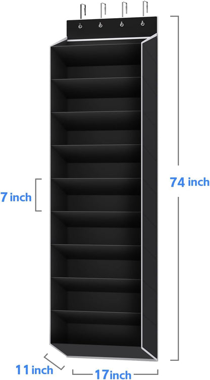 Large Over The Door Shoe Organizer Hanging Shoe Rack With Deep Pockets Ideal Door Storage Solution 4