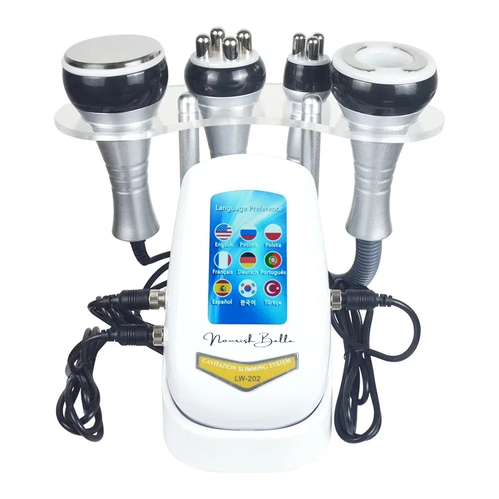 Beauty Massager Cavitation Body Slimming Machine Skin Tighten Face Lifting Vacuum Suction 4