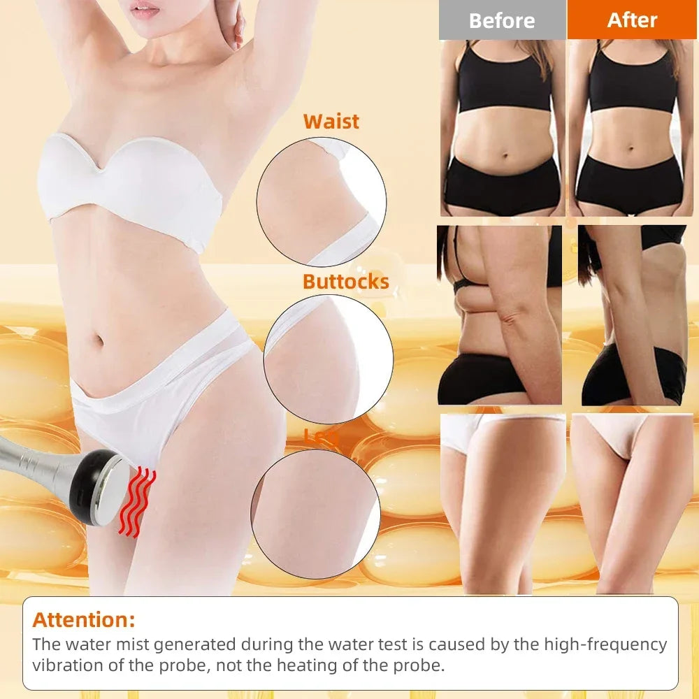 Beauty Massager Cavitation Body Slimming Machine Skin Tighten Face Lifting Vacuum Suction 1