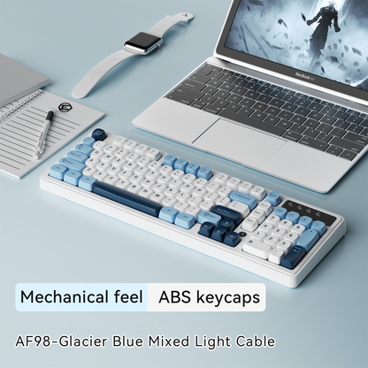 Long Battery Life Mechanical Feel RGB Wired Keyboard with Ergonomics