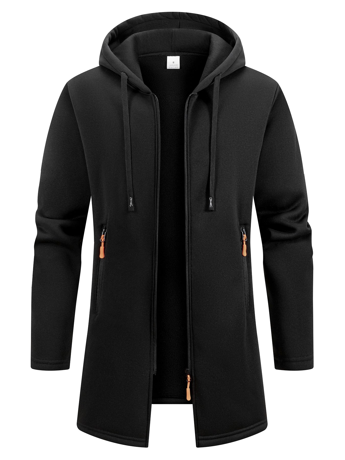 Zipper Hooded Oversize Winter Warm Jacket New Streetwear Mens Long Sleeve Sweatshirts For Men 1