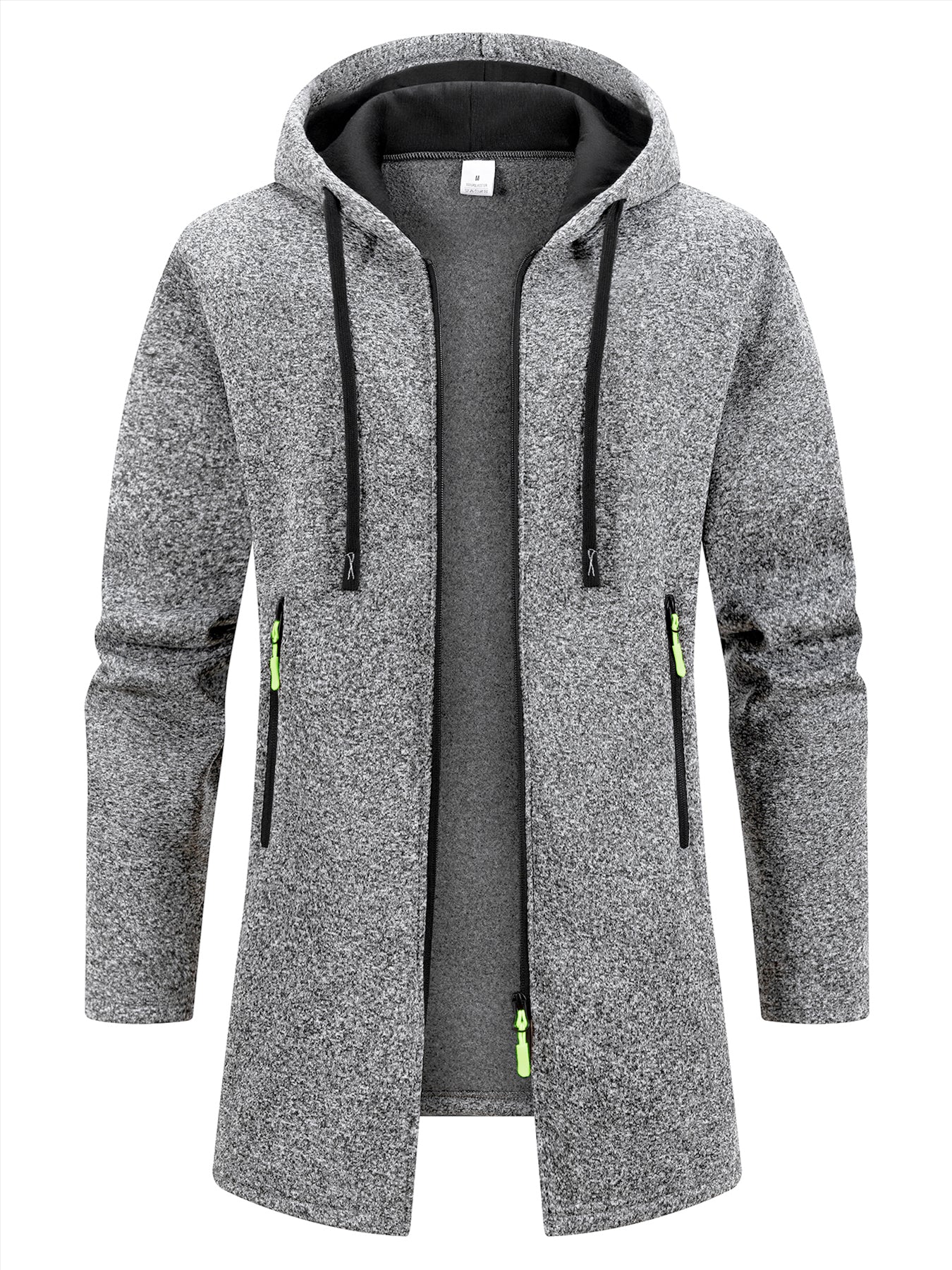 Zipper Hooded Oversize Winter Warm Jacket New Streetwear Mens Long Sleeve Sweatshirts For Men 3