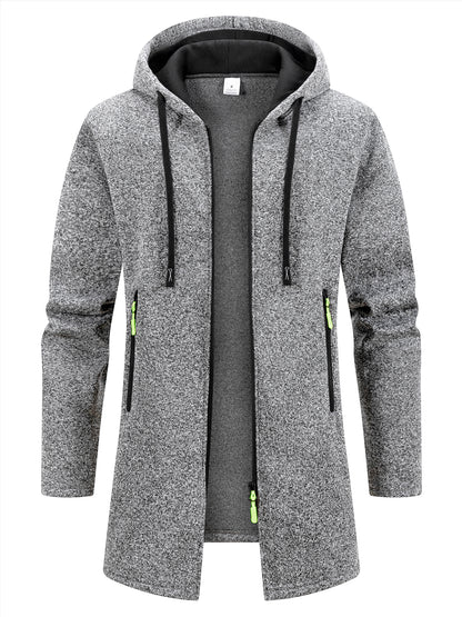 Zipper Hooded Oversize Winter Warm Jacket New Streetwear Mens Long Sleeve Sweatshirts For Men 3