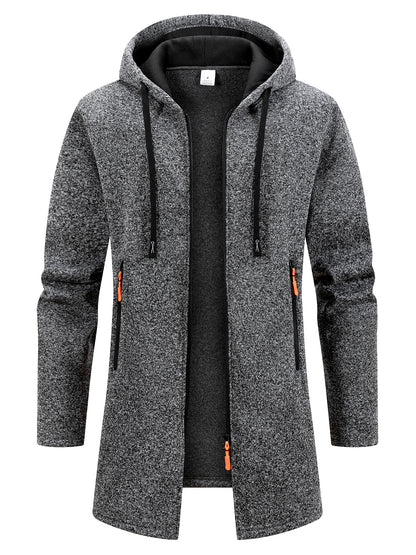 Zipper Hooded Oversize Winter Warm Jacket New Streetwear Mens Long Sleeve Sweatshirts For Men 4