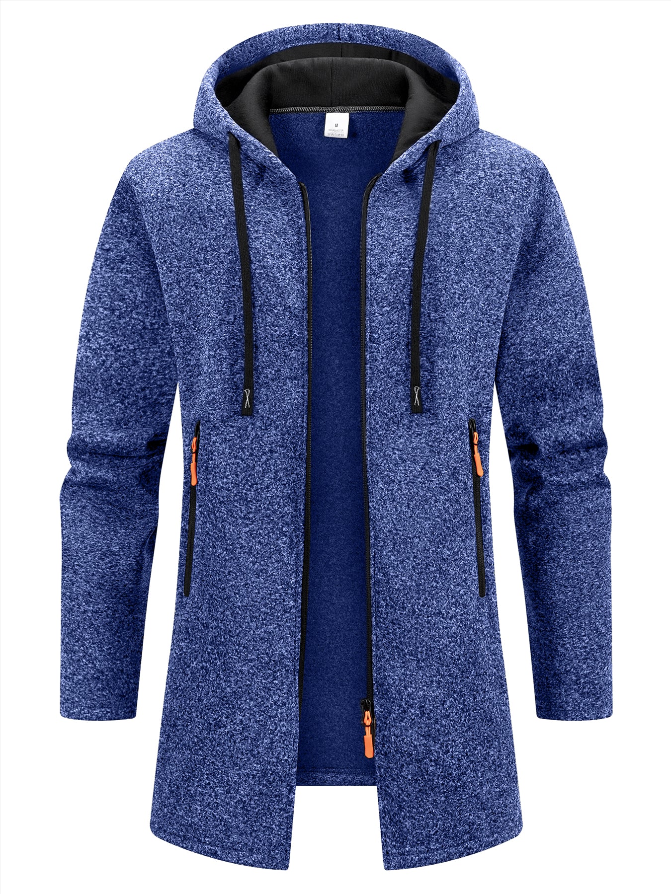 Zipper Hooded Oversize Winter Warm Jacket New Streetwear Mens Long Sleeve Sweatshirts For Men 5