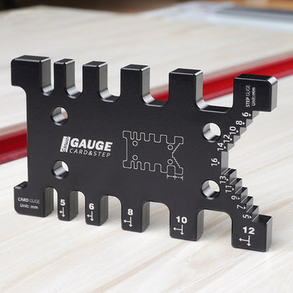 Precision Woodworking Caliper, Aluminum Dovetail Jig & Height Gauge Tool for Cabinet, Fall Winter DIY Project