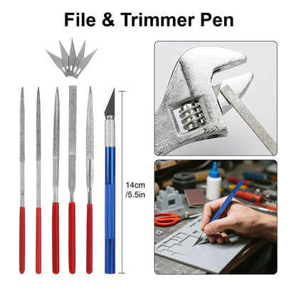 Professional Crafting Set - Multifunctional Assembly Tool Kit for Gundam, Car & Toy Models